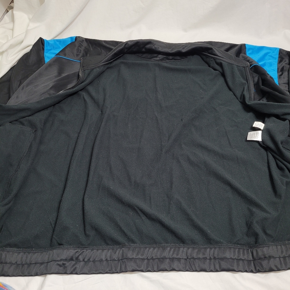 Sold! NFL Official Carolina Panther Track Jacket Full Zip Mens 5XL Big and Tall - Picture 3 of 11